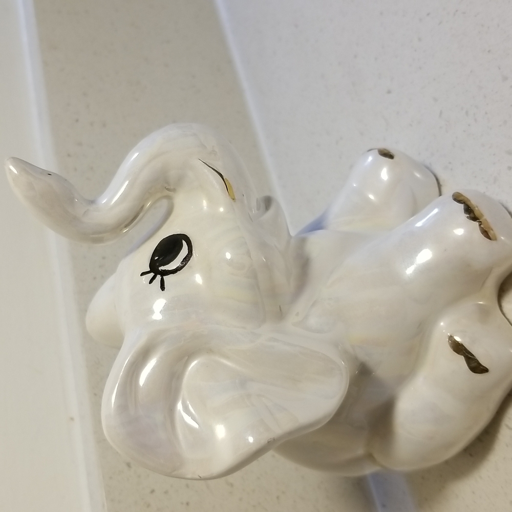 Handpainted Iridescent Elephant - Picture 6 of 9